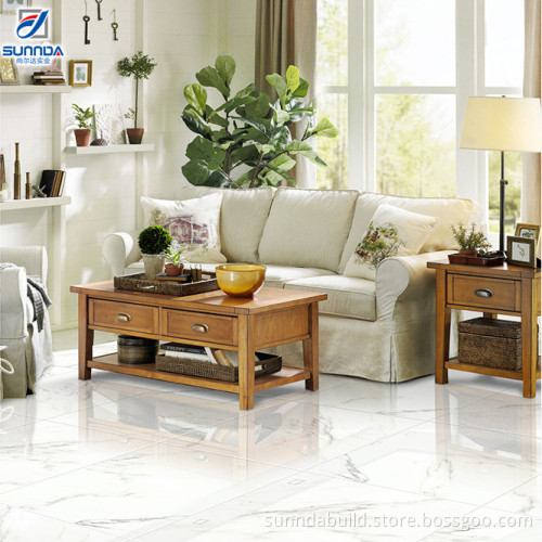 800x800mm glossy marble looking inkjet 3d calacatta full glazed polished porcelain floor tiles